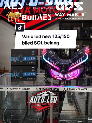Siap kirim seluruh Indonesia.. paket biled vario 125/150 led new biled SQL full rgb belang 🔺‼️TANYA HARGA : KIRIM GAMBAR PRODUK KE WHATSAPP ‼️🔺 📲 Order online shop Shopee: AUTOLED JAYA MOTOR TOKOPEDIA: AUTOLED JAYA MOTOR ☎️ Order fast respon: WhatsApp: 085643867770 Mau pasang variasi motor/ mobil custom biled perlampuan bisa langsung cek digoogle maps 📍AUTOLED JAYA MOTOR Lokasi : Wates Kulonprogo Yogyakarta DAN JANGAN LUPA FOLLOW IG: AUTOLED JAYA MOTOR YOUTUBE: AUTOLED JAYA MOTOR agar kalian