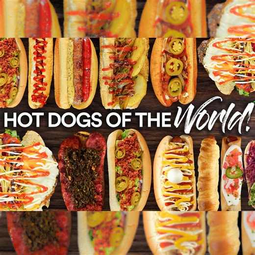 45K views · 539 reactions | Hot Dogs of The World - What is the Best? 樂 | Guga Foods | Facebook