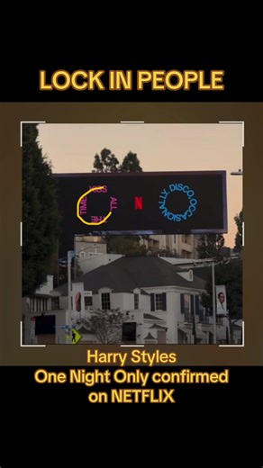 Billboard confirmation that ONO will be streaming on Netflix #harrystyles #ONO #kissco #kattdo #netflix @Netflix @HSHQ