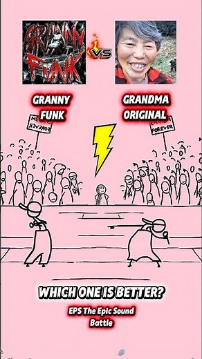 GRANDMA ORIGINAL VS GRANNY FUNK (PHONK BATTLE)#phonk #funk #battle #music #song #fyp