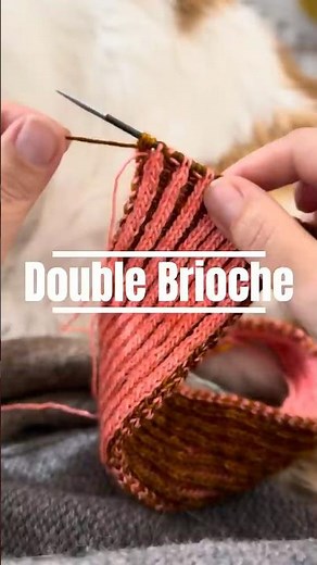 Double Brioche knitting tutorial