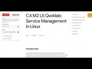 C4 M2 L5 Qwiklab: Service Management in Linux || #qwiklabs || #coursera ||