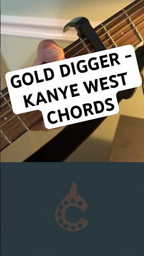 Kanye West - Gold Digger | Easy Guitar Chords Tutorial | Campfire Chords