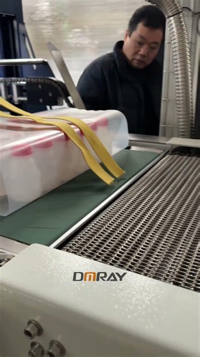 molk beverage one piece shrink film wrapping machine,output 30-35ppm #packagingmachine #factory