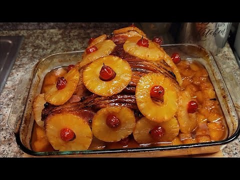 Como hacer JAMON CON PIÑA AL HORNO para el dia de ACCION DE GRACIAS o cualquier ocasión