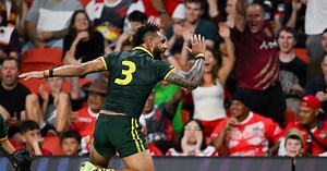 Kangaroos launch new era with tough win over Tonga