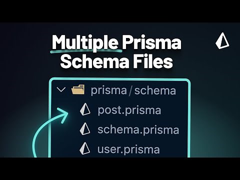Using Multiple Prisma Schema Files