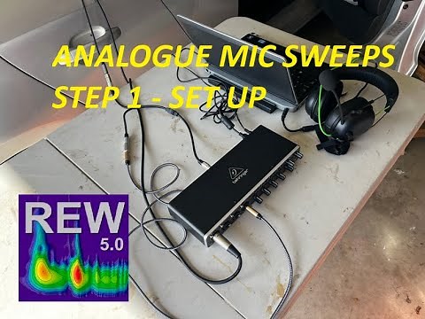 Room EQ Wizard (REW) - Car Audio Tuning - Analogue Mic Sweeps - Step 1 - Set Up