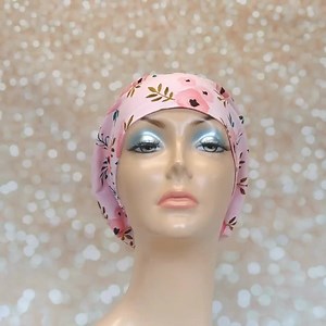 Scrub Caps for Women Euro Style, Satin Lining Option, Adjustable Surgical Hat - Etsy