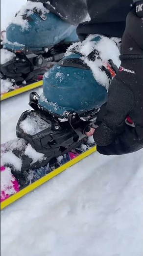 Downhill to Uphill in 10 seconds // Tekdapters Ski Touring Adapter