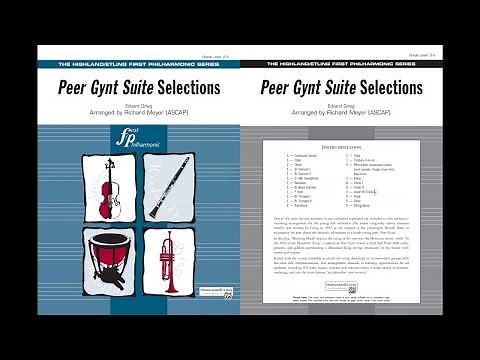Peer Gynt Suite Selections, arr. Richard Meyer – Score & Sound