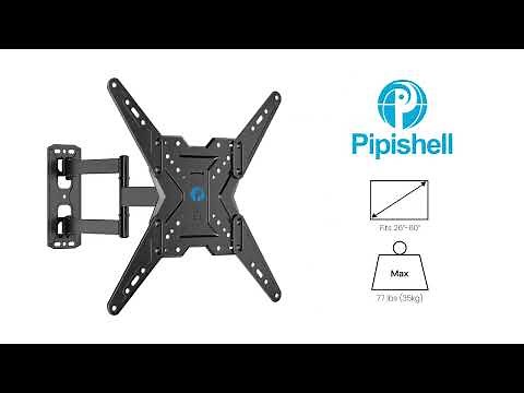 How to Install the Pipishell PIMF11 Full Motion TV Wall Mount ?