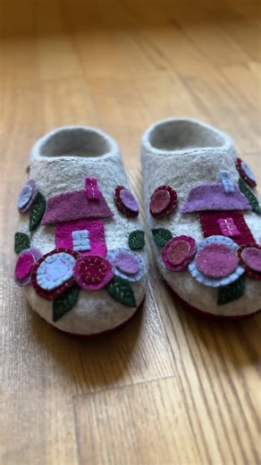 Handmade Felted Wool House Slippers: Custom Cozy Barefoot Shoes