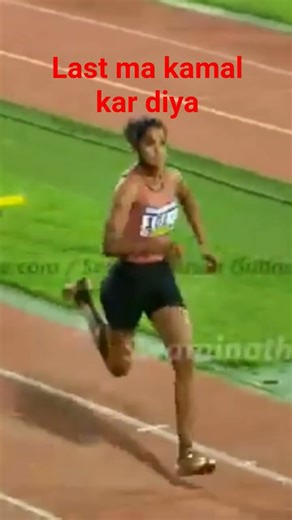 Is ladki na kamal kar diya #women #trackandfield
