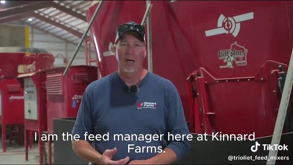 Feeding 9,000 cows with only 2 Trioliet stationary feed mixers #trioliet #triolietinventsforyou #stationarymixers #kinnard#solomix3 #feedmixer