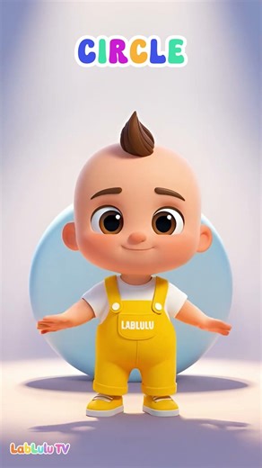 Baby Learns Shapes in Bright Colors 🎨 #forbaby #learningvideos #toddlers