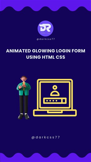 26K views · 453 reactions |  Animated Glowing Login using CSS 六‍...