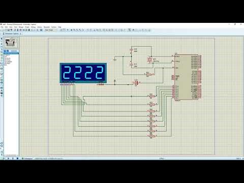 Seven Segment Display Design With Microcontroller With Proteus and Keli | AT89C51