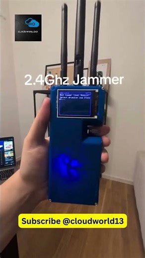 DIY 2.4GHz Signal Jammer: ESP32 & NRF24 Tutorial (3D Printed Case) 🛠️