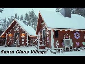 Winter arrives at Santa Claus Village ❄️ Christmas destination in Rovaniemi Lapland Finland Europe