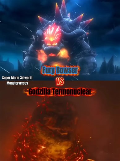 Fury Bowser vs Godzilla Termonuclear: Epic Showdown