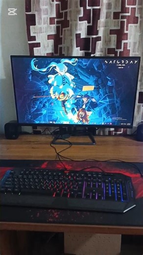 #my desktop setup #anime