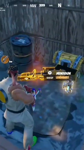 HOW DID I GET THIS? Gold Minigun From a Normal Chest in Fortnite