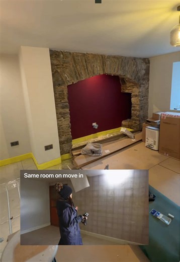 Kitchen refresh plans & the current office vibe ✨ SO much to go back through but I thought we may as well start with where it is right now 👌 #reno #farmhouse #remodel