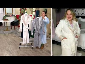 Carole Hochman Plush Wrap Robe on QVC
