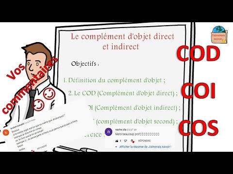 Le complément d'objet direct et indirect