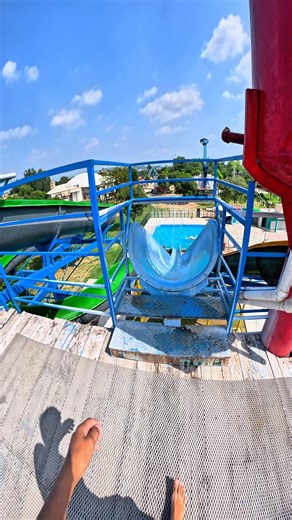bella ciao water park lovely mountain tallest sliding POV 😍 #waterslide #slide #waterpark