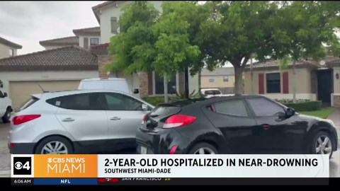 Young boy rushed to hospital after nearly drowning in family pool near Homestead