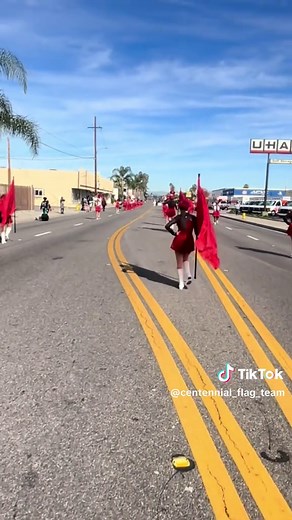 Centennial High School Color Guard Performance
