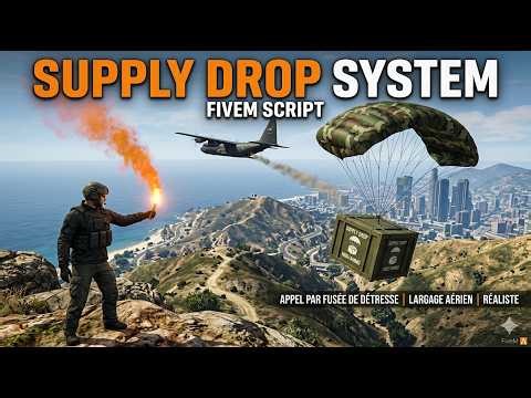 [Fivem Script] Supply Drop — Airdrop System [ESX | QB-Core | Standalone]