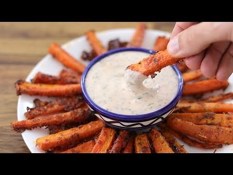 Baked Carrot Fries Recipe