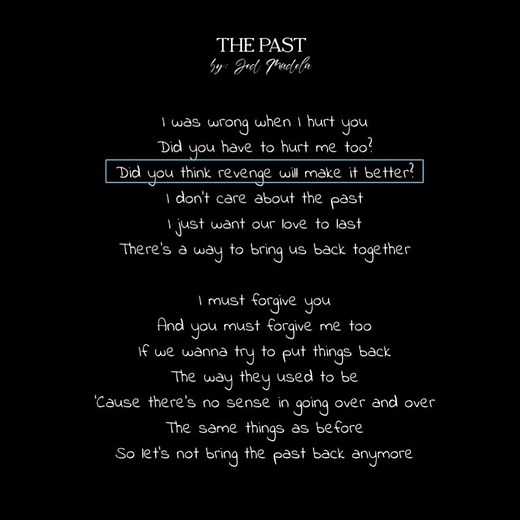 The Past - Jed Madela #lyrics #foryou #foryoupage #fyp #lyricsoverlay #overlay #lyricsvideo #edit #music #song #text #aesthetic #minimalist #alightmotion #melophile #DoubleChin