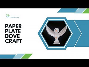 Paper Plate Dove Craft
