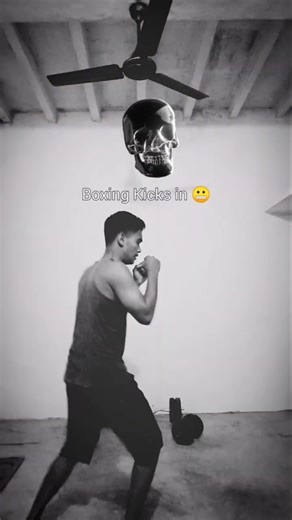 Shadow Boxing Kicks in, when ever I warm up before home workout #shadowboxing