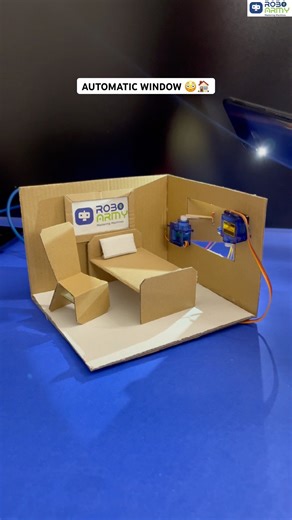 This window opens by itself! 🤯Sunlight controlled automation⚡ #roboarmy #arduinoprojects #LDR