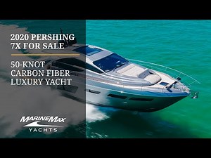 50-Knot Carbon Fiber Luxury Yacht | 2020 Pershing 7X For Sale | Contact Gregg Kopp
