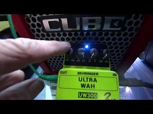 Behringer UW300 Auto-Wah Guitar Pedal: NICE! Full DEMO