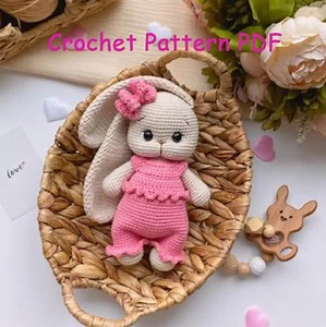 Bunny Rabbit Crochet Pattern ,stuffed Animal Pattern,amigurumi Pattern,pdf Instant Digital Download in English (CP001) - Etsy Australia