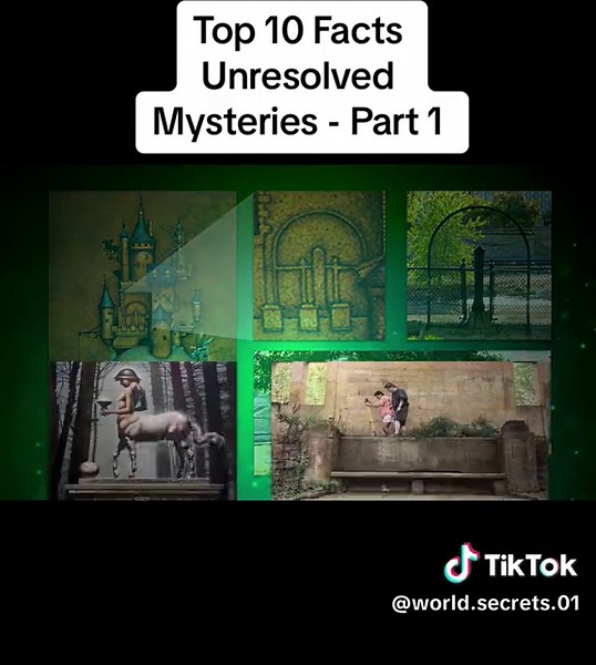 Top 10 Facts Unresolved Mysteries - Part 1 #facts #secrets #mystery #foryourpage