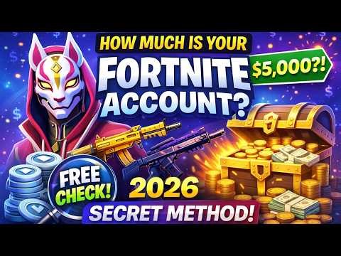 How to Check How Much Your Fortnite Account Is Worth for FREE (2026 SECRET METHOD)