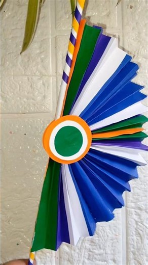 DIY paper handfan🪭#youtubeshorts #shorts #diy#papercraft #handmade #handfan#craft #trending#ytshorts