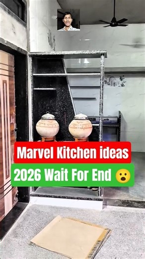 New Design Marble Kitchen | Modern Modular Style #shorts #marblekitchen #kitchen