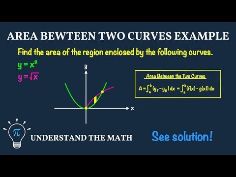 Area Between Curves Example | Integrating with Respect to x or y