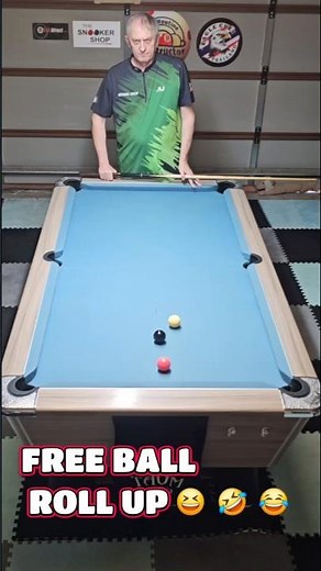 Master Snooker's FREE BALL ROLL UP with This Simple Trick