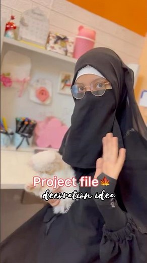 Project file decoration idea / How to decorate project file #projectideas #projectfile