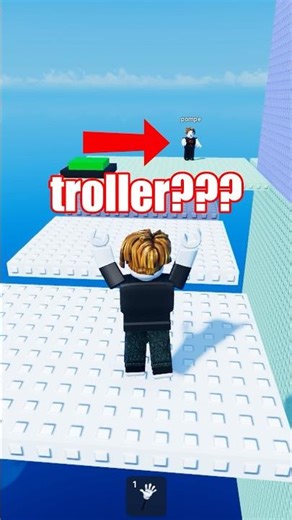 I thought I can troll him 😭 #roblox